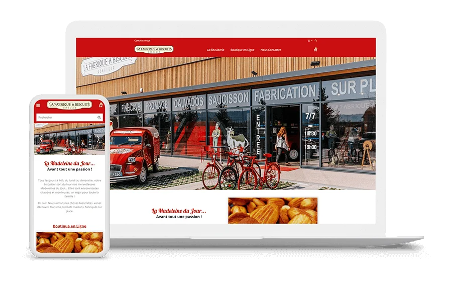 Site web lafabriqueabiscuits.fr réalisé par Tom Delaunay Site web lafabriqueabiscuits.fr réalisé par Tom Delaunay